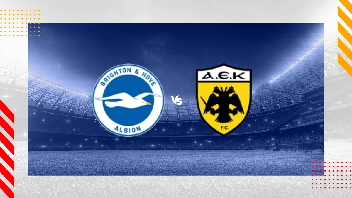 Palpite Brighton vs AEK Atenas