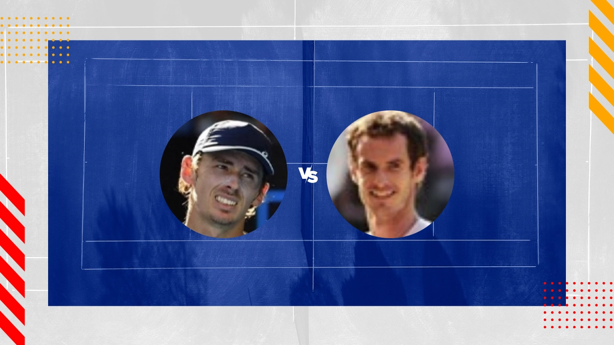 Prognóstico Alex De Minaur vs Andy Murray