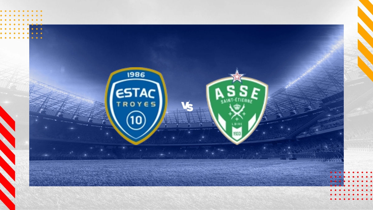 Pronostic ESTAC Troyes Saint Étienne - <b>Ligue 2</b> - 30/09/2023 - SportyTrader