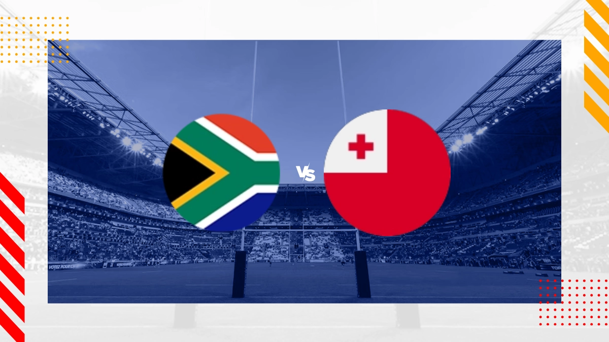 Pronóstico Sudáfrica vs Tonga