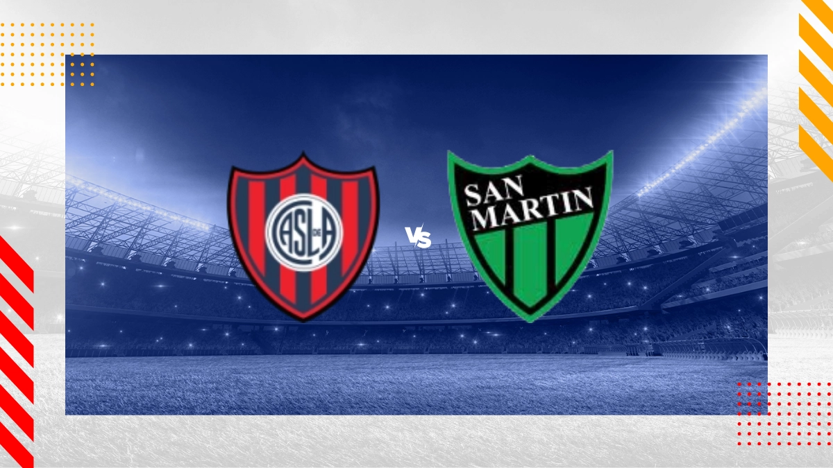 Pronóstico CA San Lorenzo De Almagro vs San Martín De San Juan