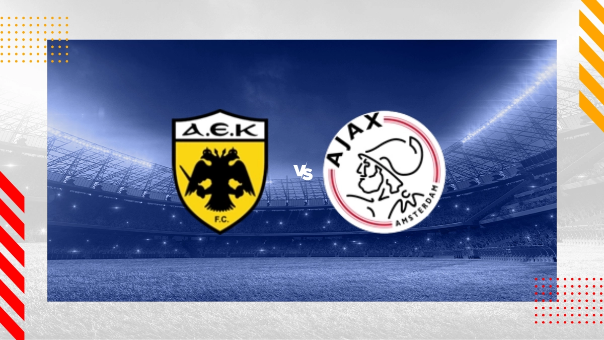 Palpite AEK Atenas vs FC Ajax