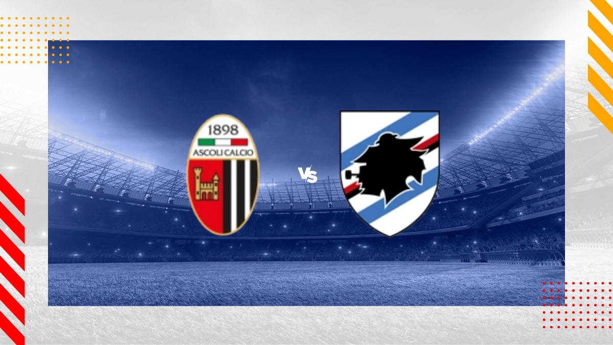 Pronostico Ascoli Calcio 1898 FC vs Sampdoria