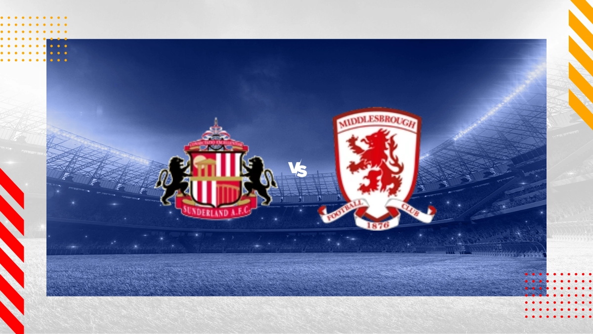 Pronostic Sunderland vs Middlesbrough