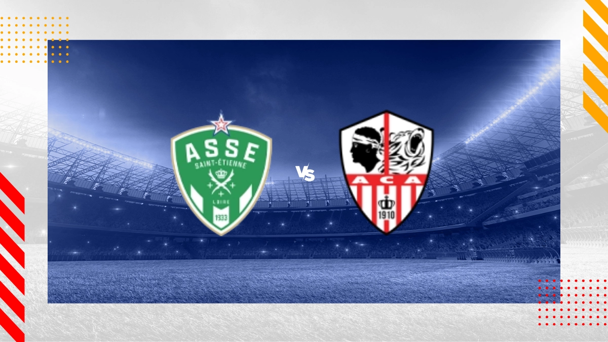 Pronostic Saint Étienne vs AC Ajaccio