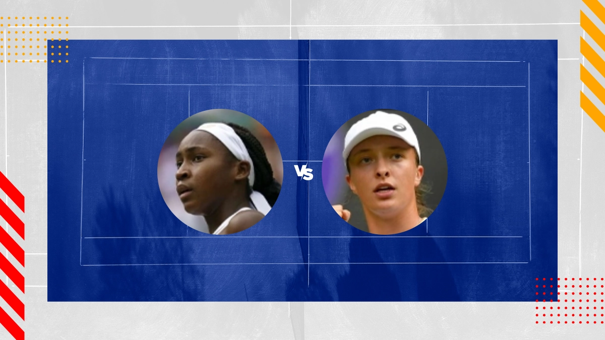 Palpite Cori Gauff vs Iga Swiatek