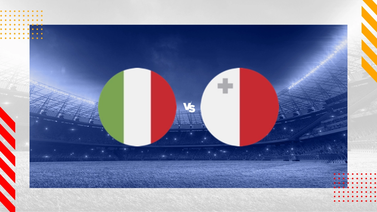 Palpite Itália vs Malta