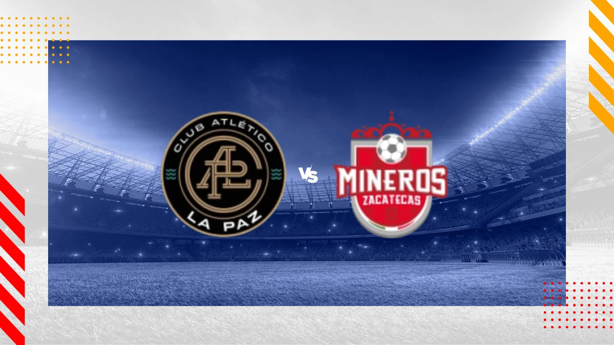 Pronóstico Club Atletico La Paz vs CD Mineros De Zacatecas