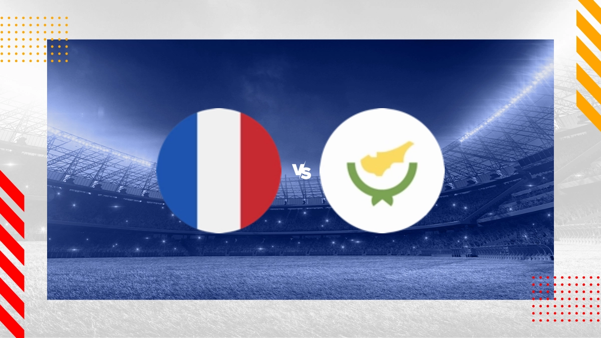 Pronostic France -21 vs Chypre -21