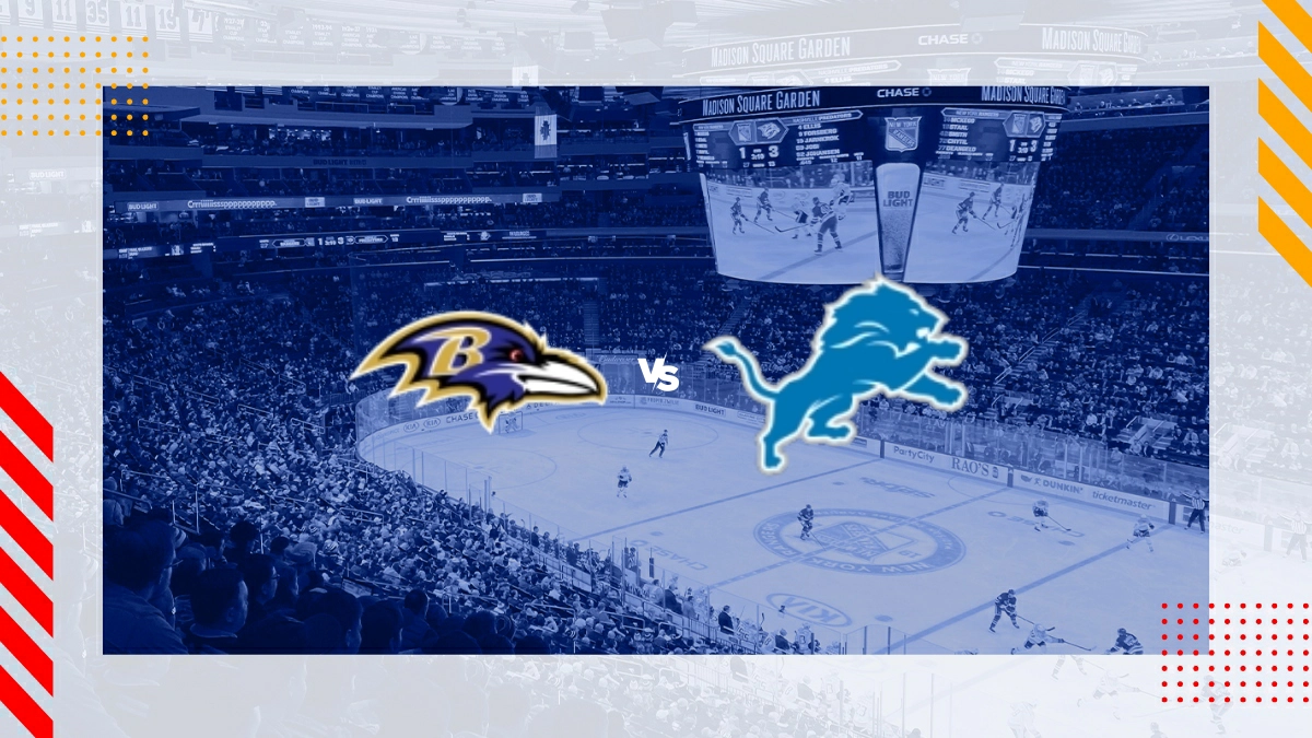 Pronóstico Baltimore Ravens vs Detroit Lions