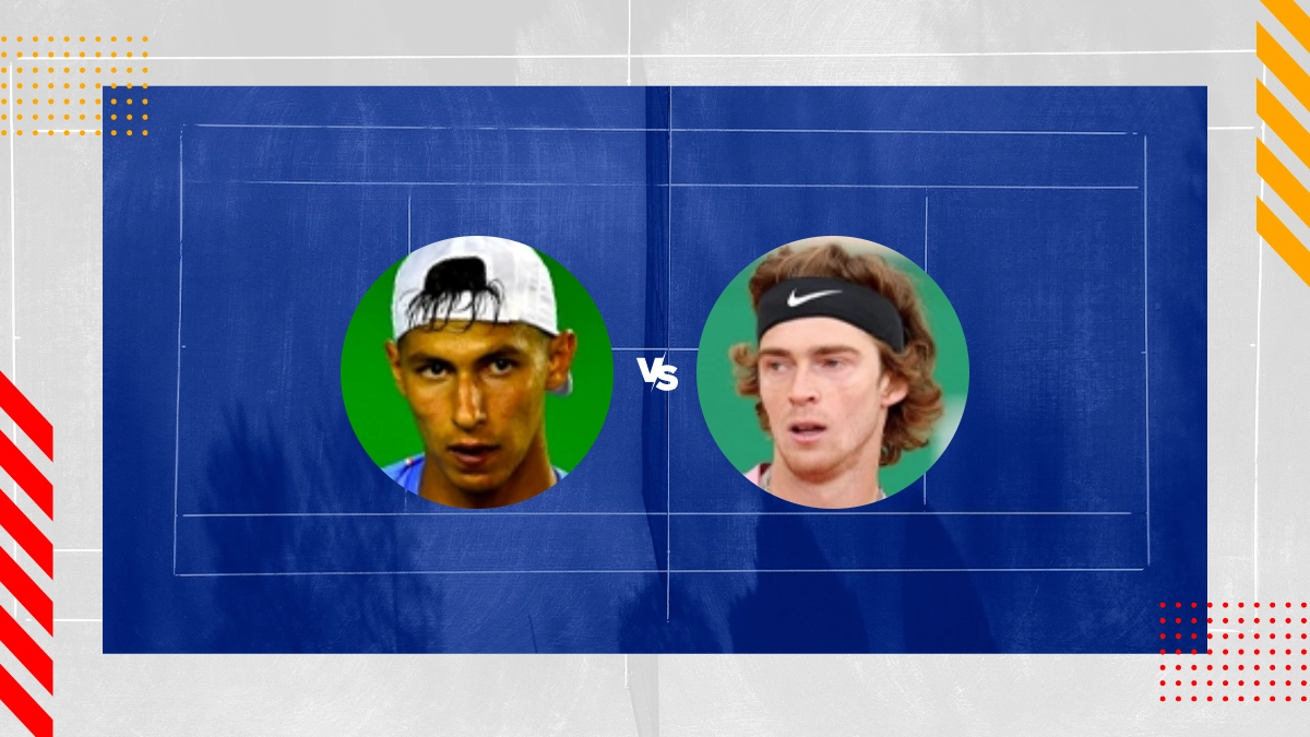 Prognóstico Alexei Popyrin vs Andrey Rublev