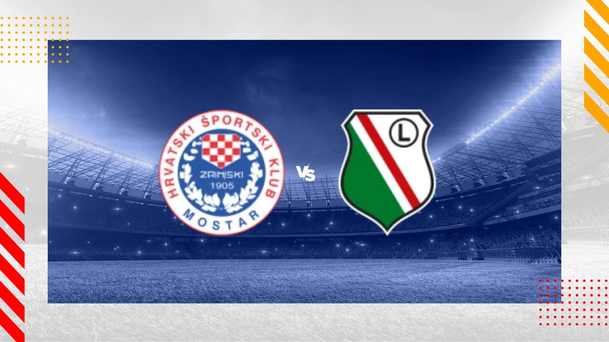 Pronóstico Hsk Zrinjski Mostar vs Legia Varsovia