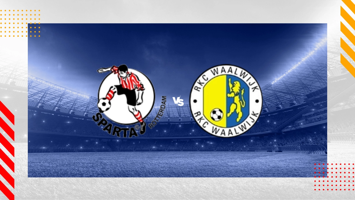 Voorspelling Sparta Rotterdam vs RKC Waalwijk