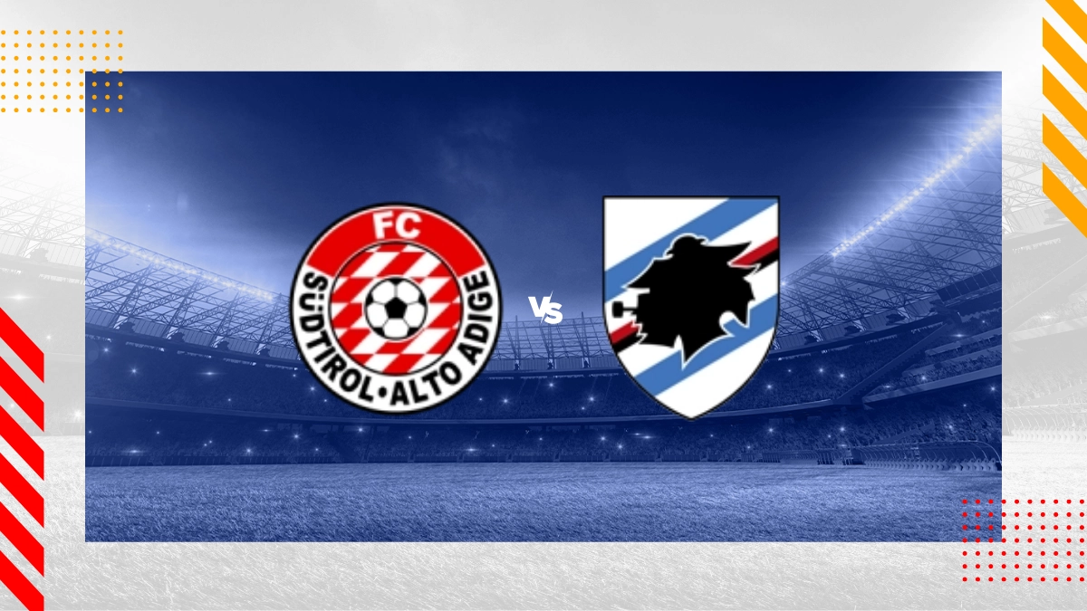 Pronostic FC Südtirol vs Sampdoria Gênes