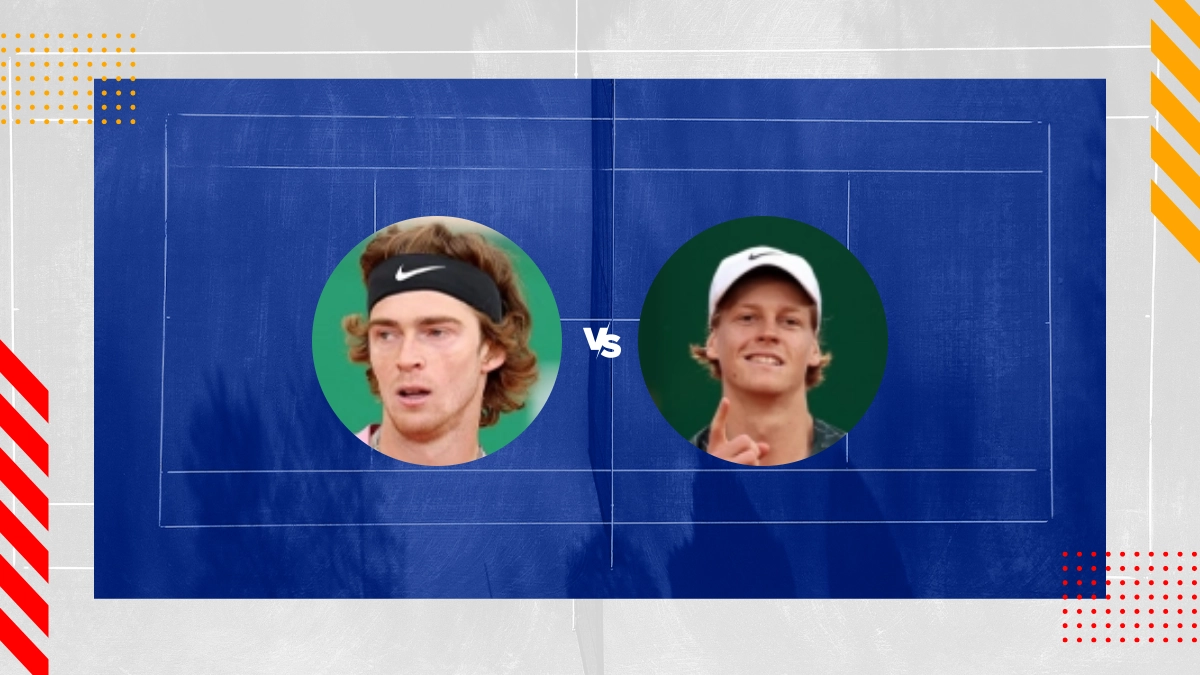 Palpite Andrey Rublev vs Jannik Sinner