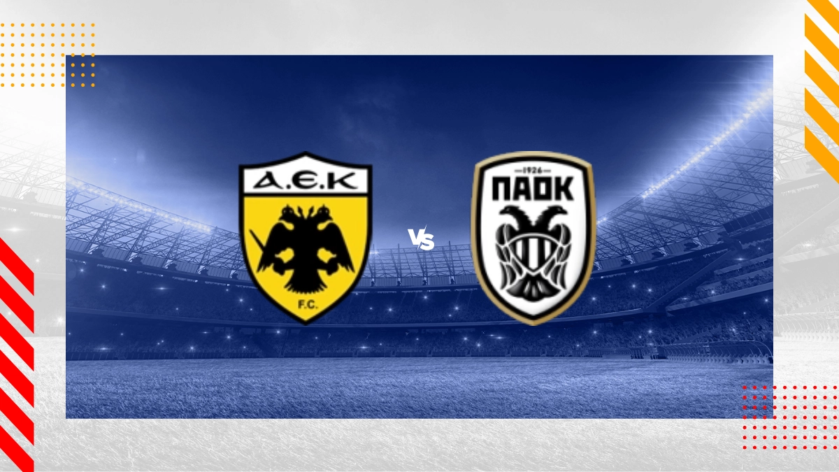 Prognóstico AEK Atenas vs PAOK Salónica