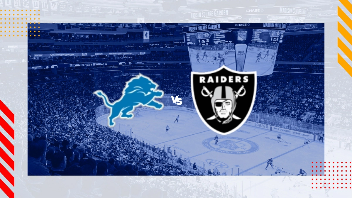 Voorspelling Detroit Lions vs Las Vegas Raiders