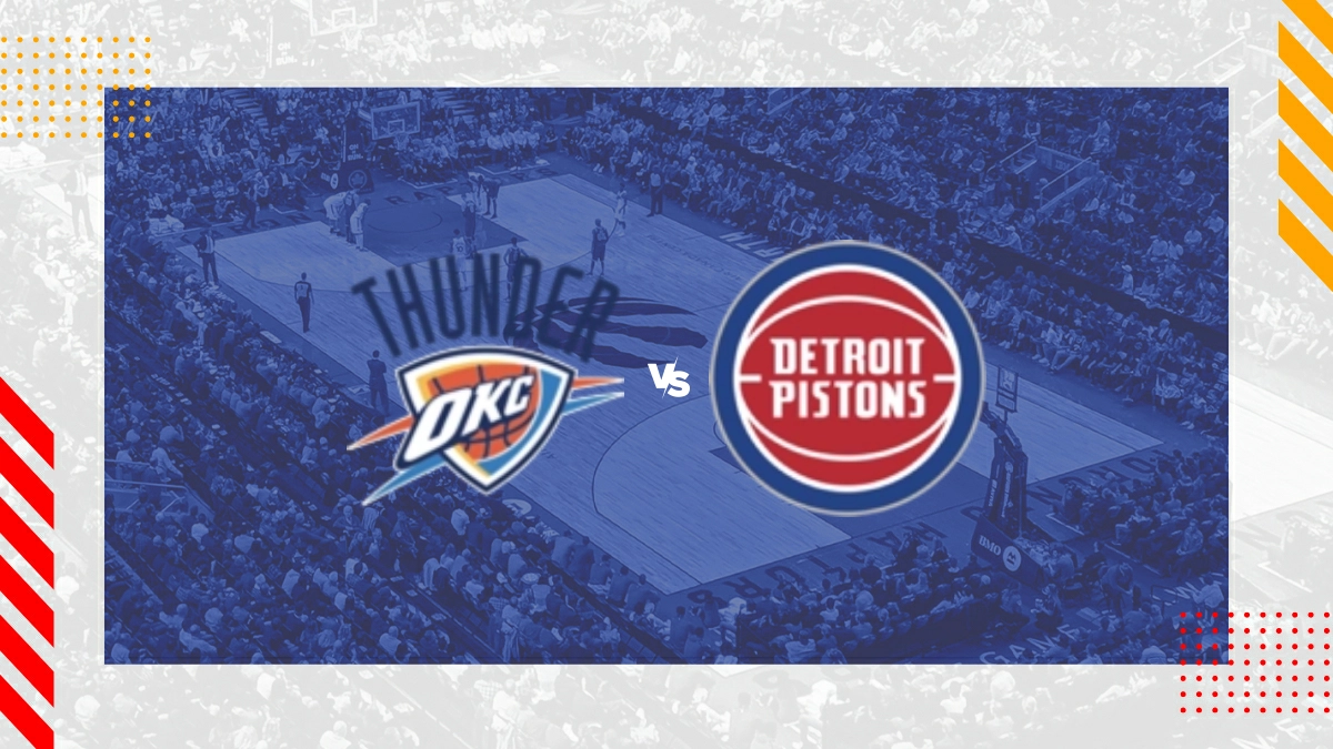 Palpite Oklahoma City Thunder vs Detroit Pistons