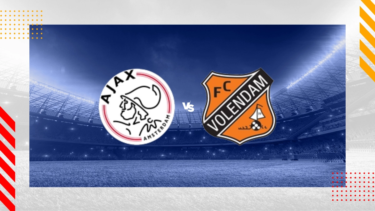 Voorspelling Ajax vs FC Volendam