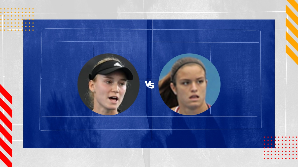 Elena Rybakina vs Maria Sakkari Prediction