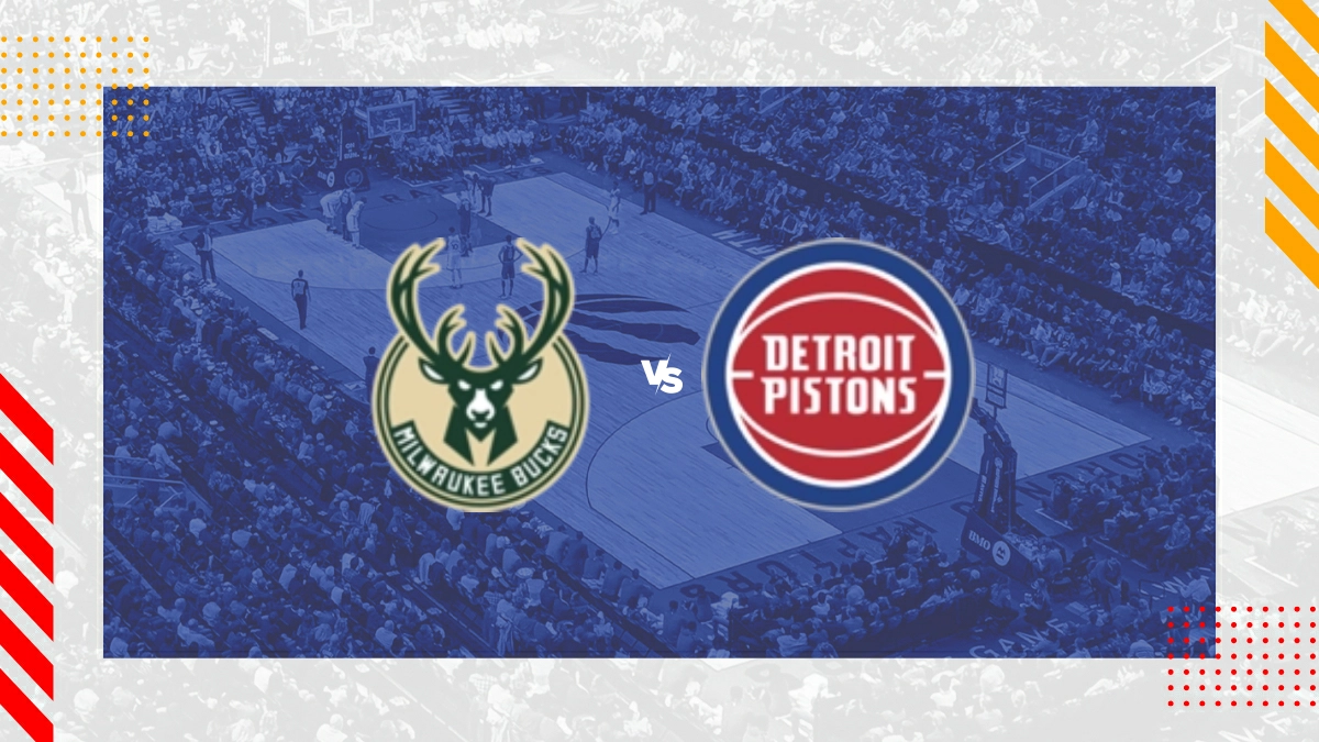 Palpite Milwaukee Bucks vs Detroit Pistons