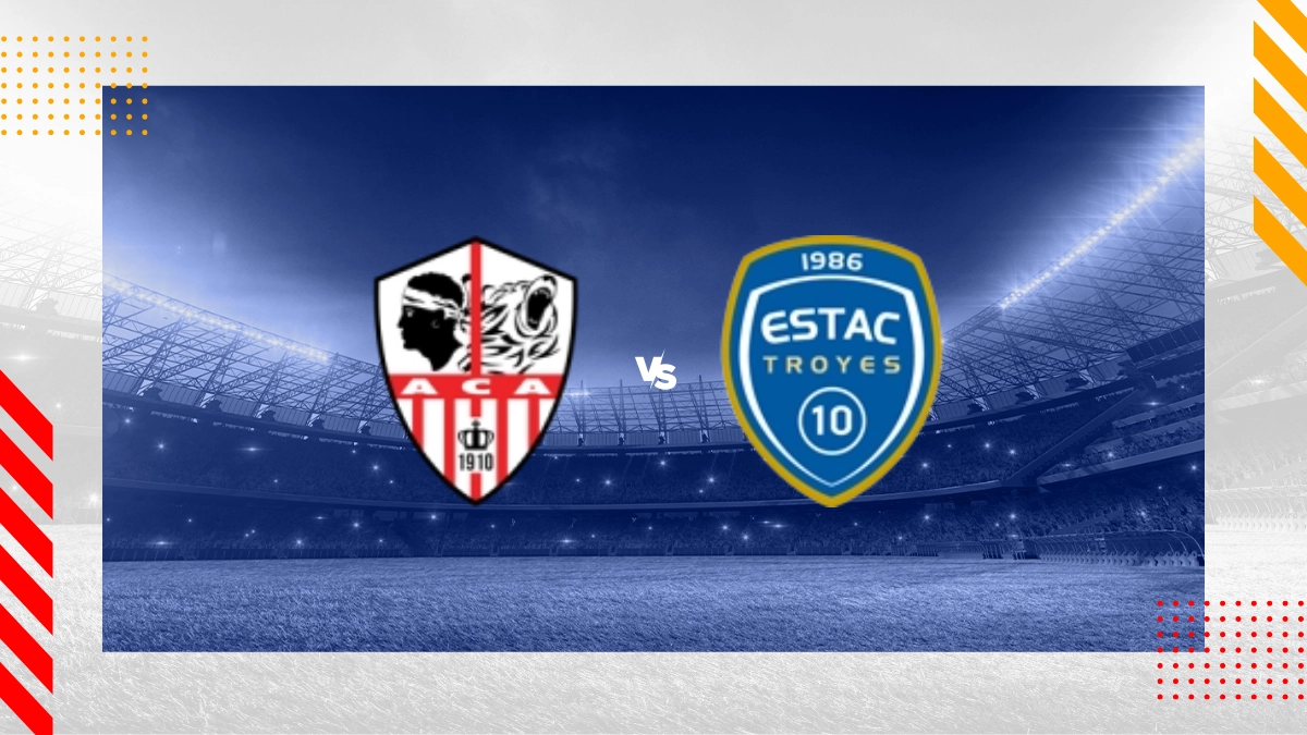 Pronostic AC Ajaccio vs ESTAC Troyes
