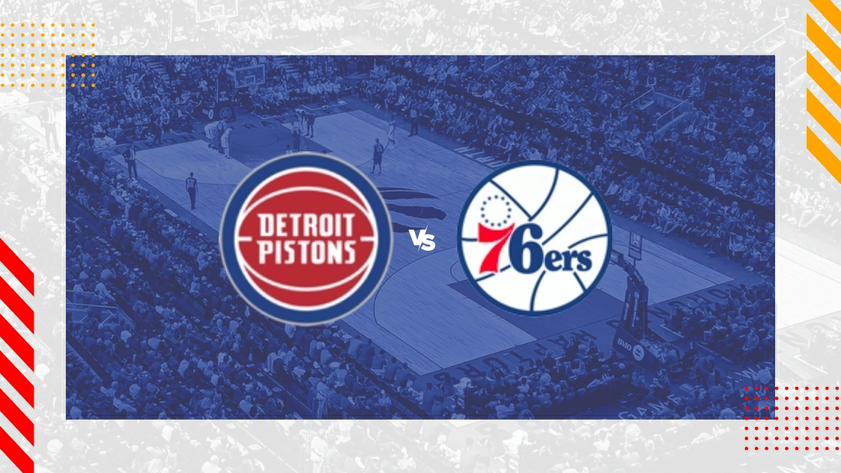 Palpite Detroit Pistons vs Philadelphia 76ers