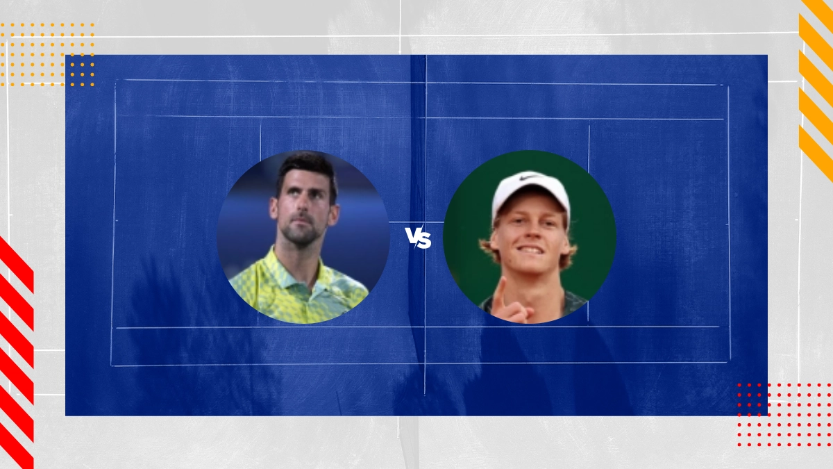 Voorspelling Novak Djokovic vs Jannik Sinner
