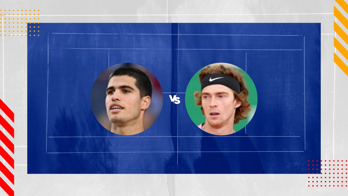 Palpite Carlos Alcaraz vs Andrey Rublev