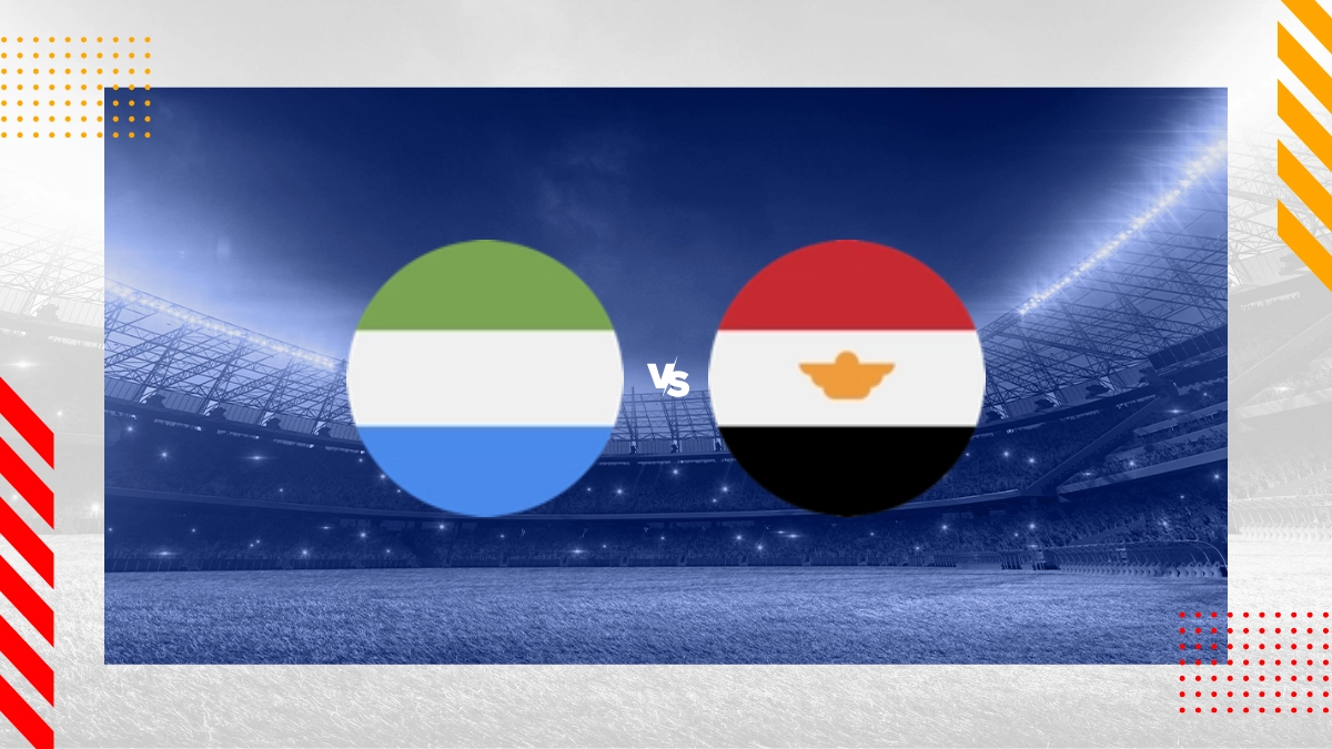 Palpite Serra Leoa vs Egito