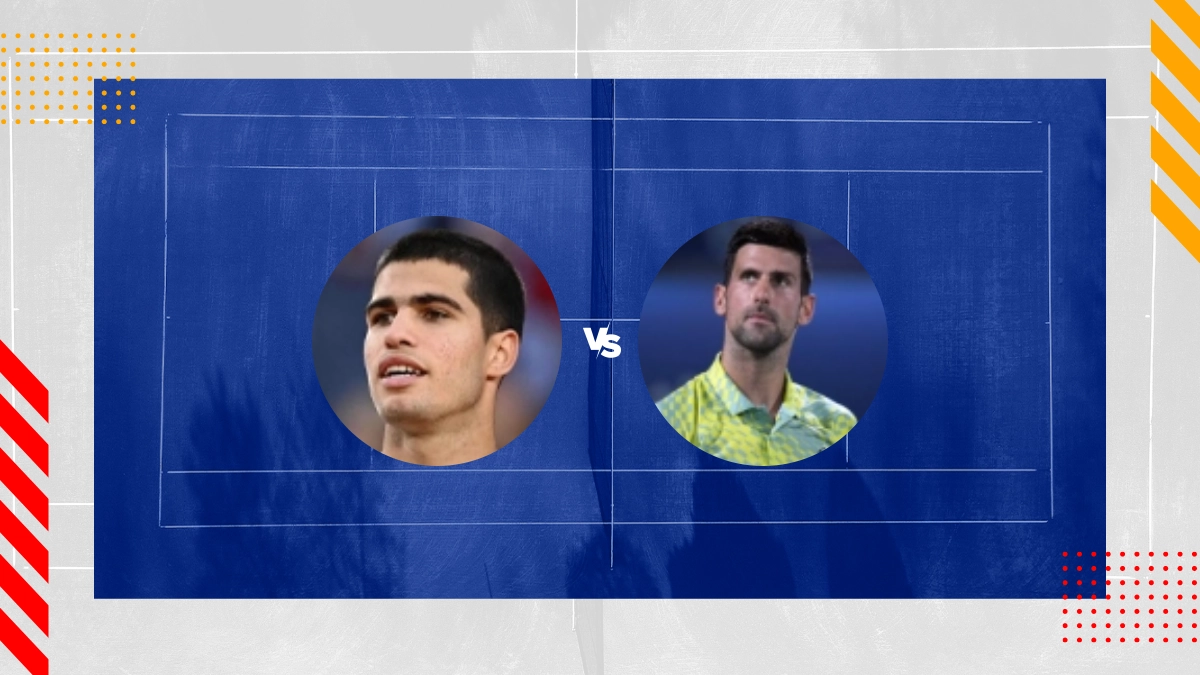 Pronóstico Carlos Alcaraz vs Novak Djokovic