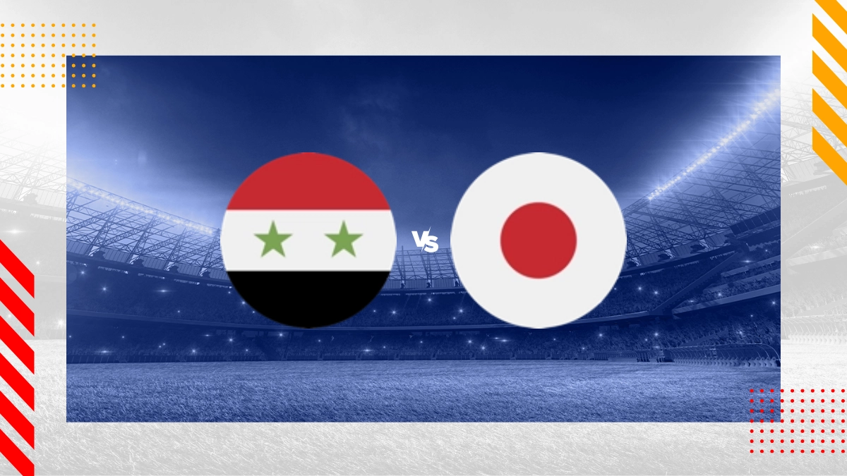 Pronóstico Siria vs Japón