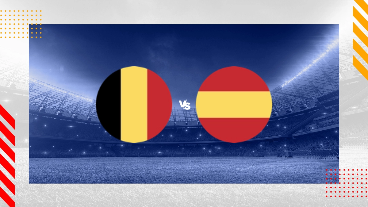 Prognóstico Bélgica -21 vs Espanha -21