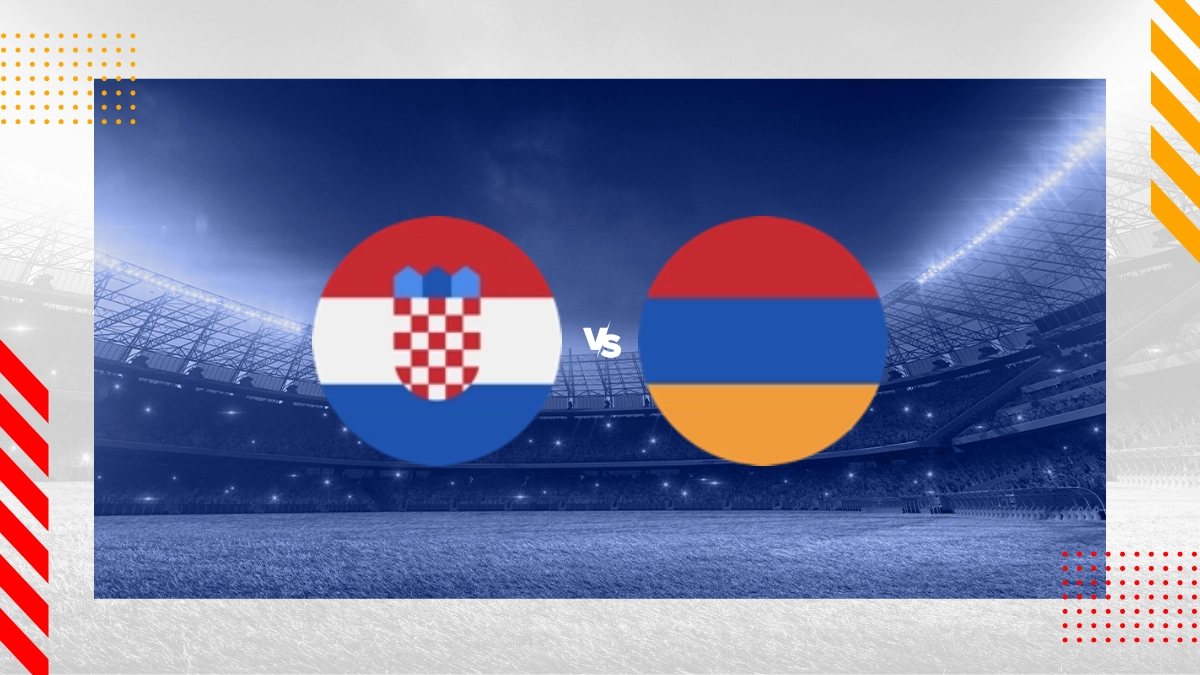 Prognóstico Croácia vs Armênia