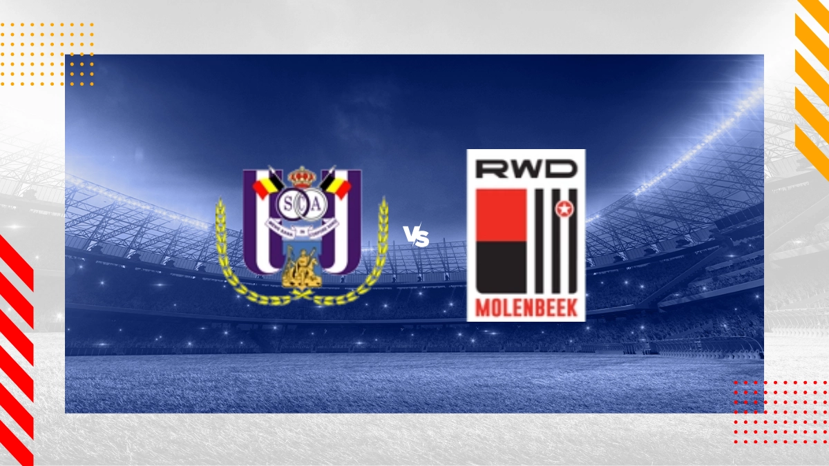 Pronostic Anderlecht RWD Molenbeek 47 - Jupiler Pro League - 26/11