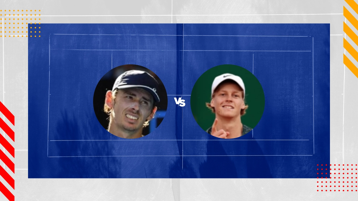 Pronóstico Alex De Minaur vs Jannik Sinner