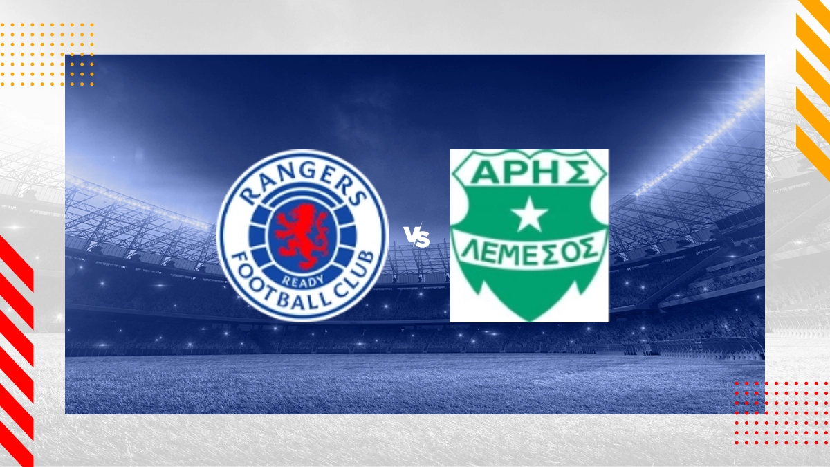 Prognóstico Glasgow Rangers vs Aris Limassol