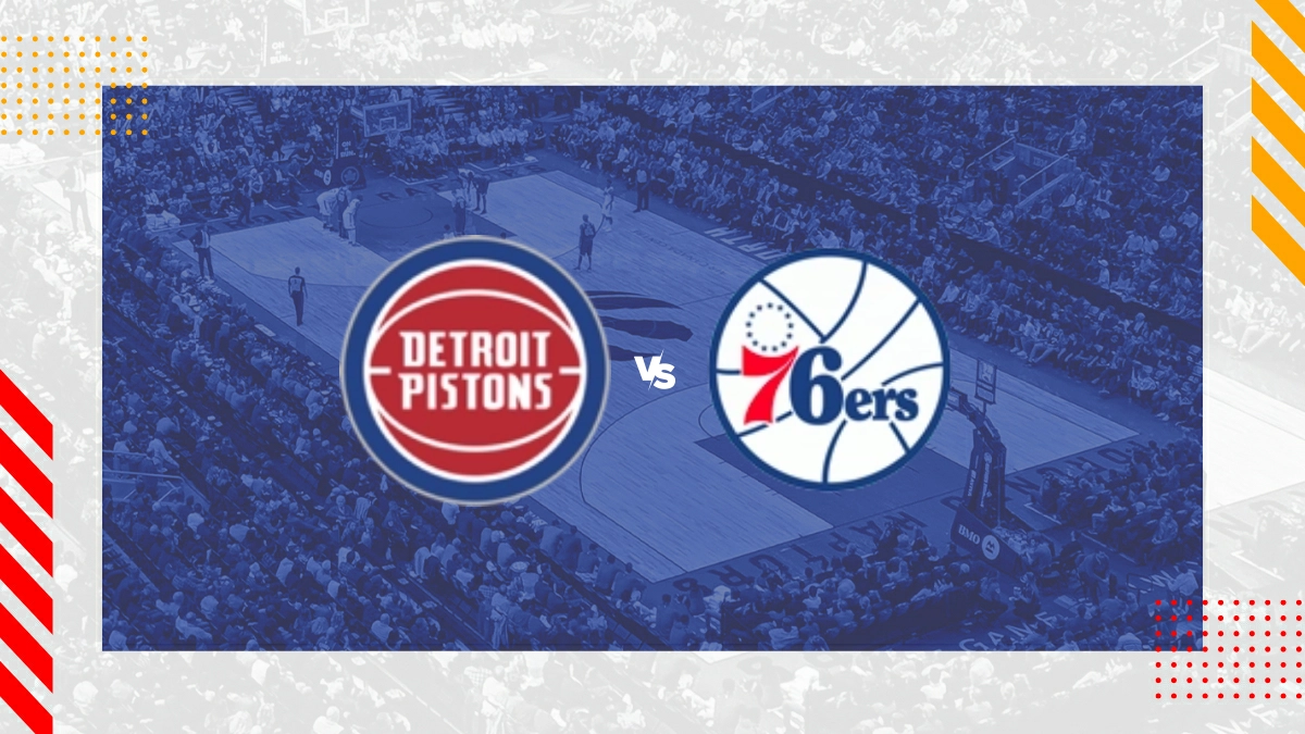 Pronostico Detroit Pistons vs Philadelphia 76ers