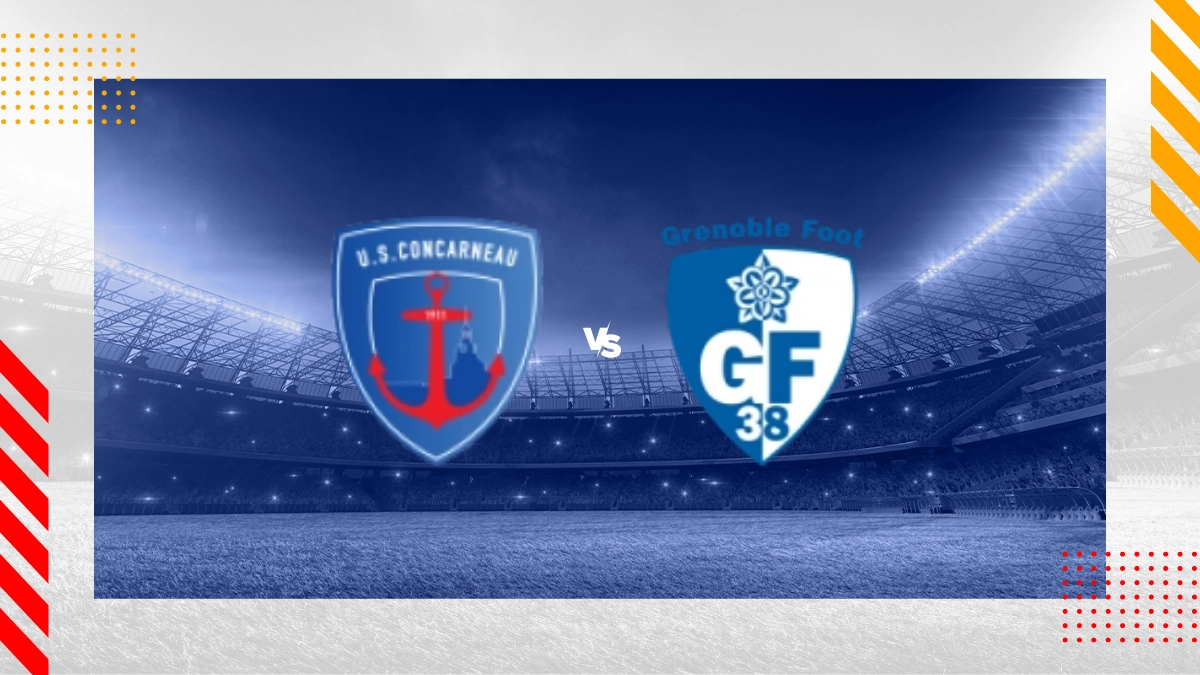 Pronostic US Concarneau vs Grenoble Foot