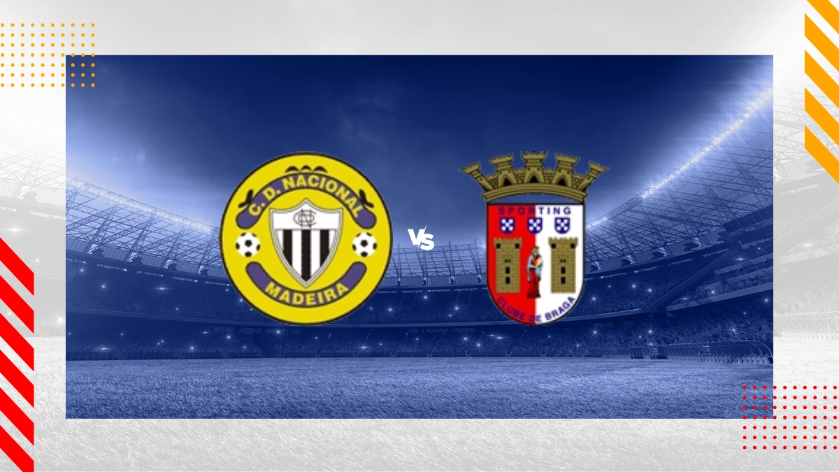 Prognóstico Nacional Madeira vs Braga
