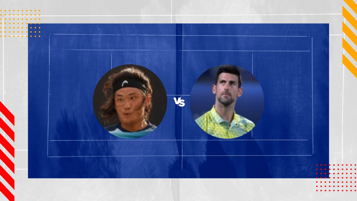 Pronostico Zhizhen Zhang vs Novak Djokovic