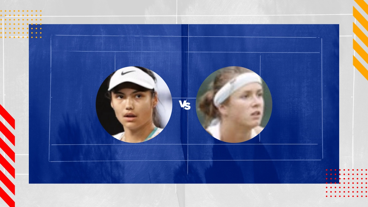 Emma Raducanu vs Elina Svitolina Prediction