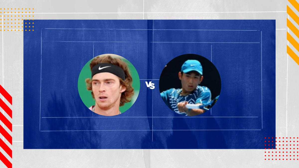 Palpite Andrey Rublev vs Juncheng Shang