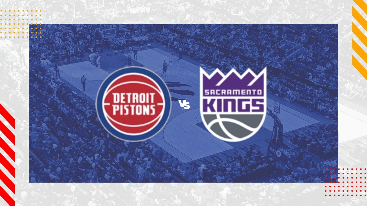 Pronóstico Detroit Pistons vs Sacramento Kings