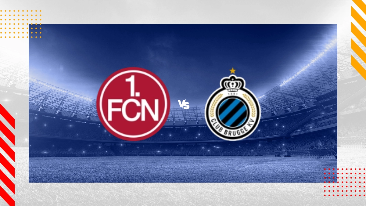 Pronóstico 1 FC Nuremberg vs Club Brujas