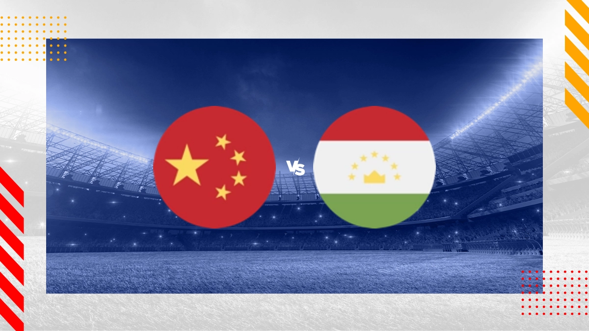 Pronóstico China vs Tayikistán