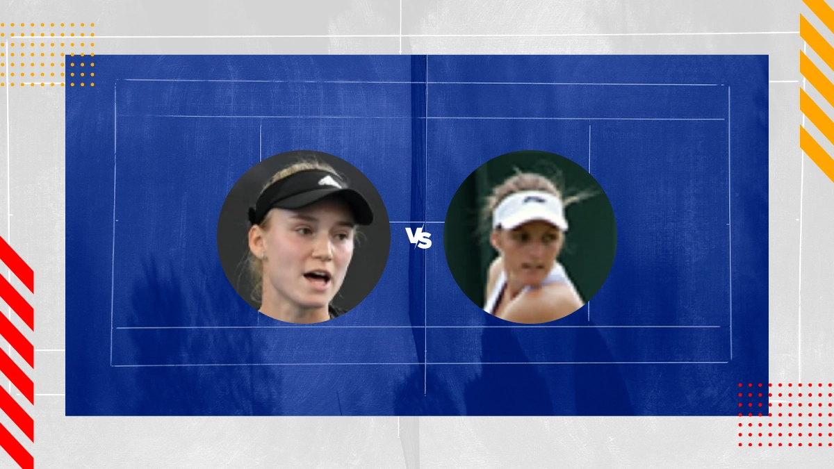 Elena Rybakina vs. Karolina Pliskova Prognose