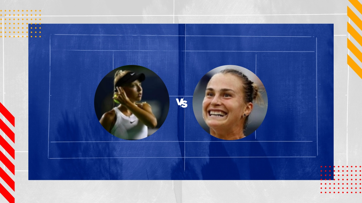 Pronóstico Brenda Fruhvirtova vs Aryna Sabalenka