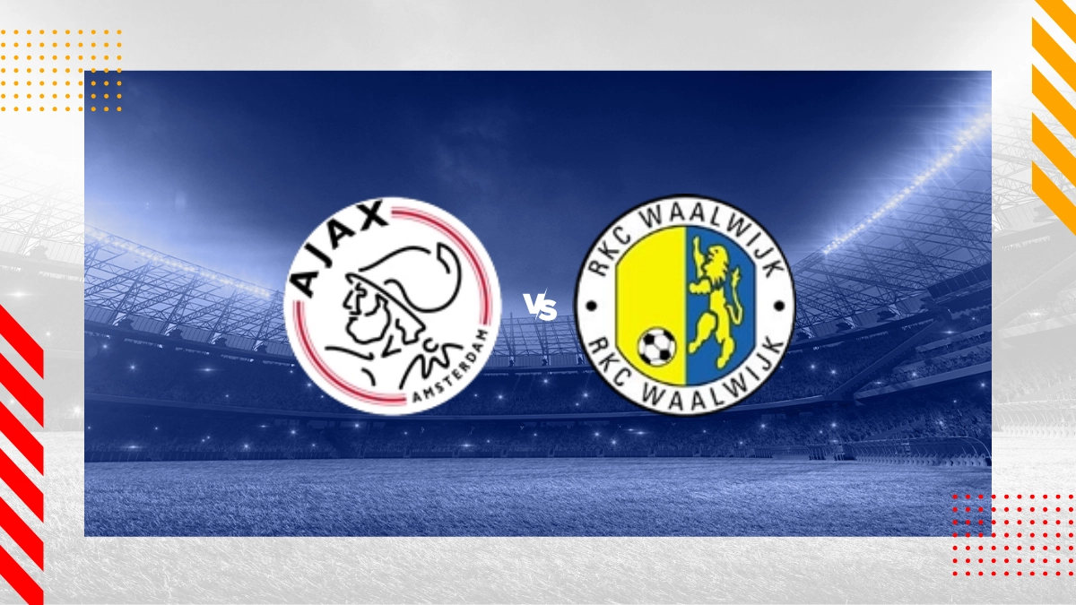 Voorspelling Ajax vs RKC Waalwijk