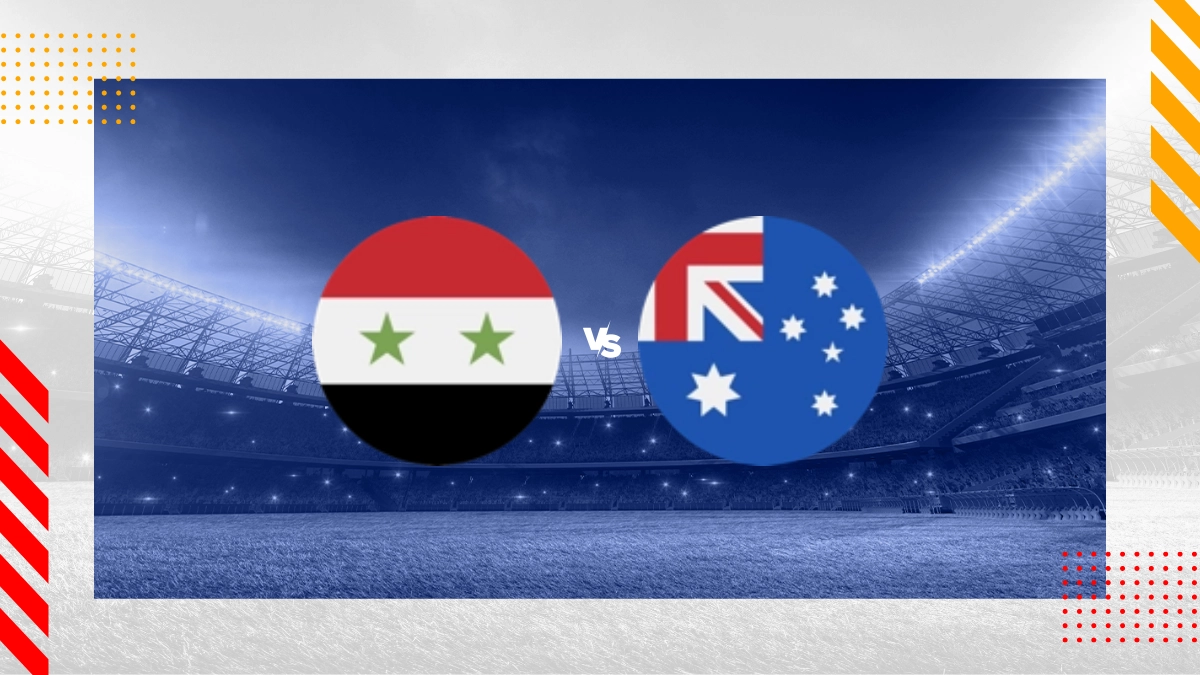 Syria vs Australia Prediction